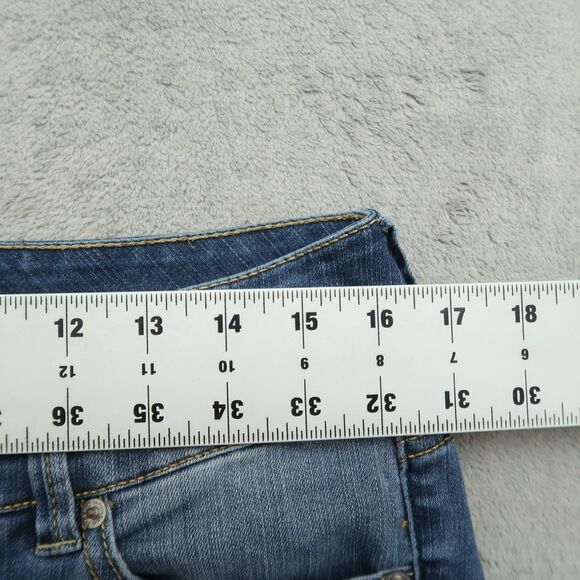 Torrid Jeans Women's Size 14R Blue Mid-Rise Jegging Denim 28.5"Inseam Distressed - Picture 3 of 16